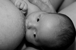 IV fluids on breastfeeding