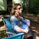 A beautiful spot for a picnic, and our son thought so too - though he only had milk on his mind.